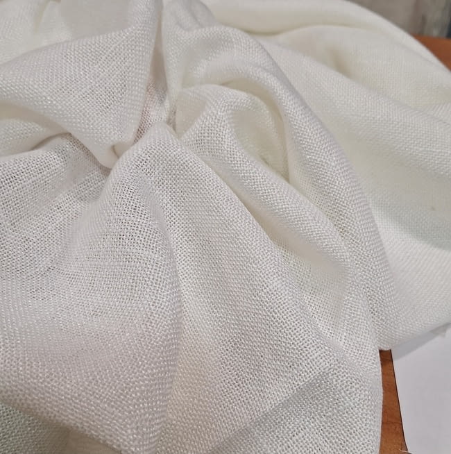 Retal visillo lino rústico natural 115 x 340 cm