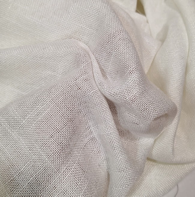 Retal visillo lino rústico natural 115 x 340 cm - 1