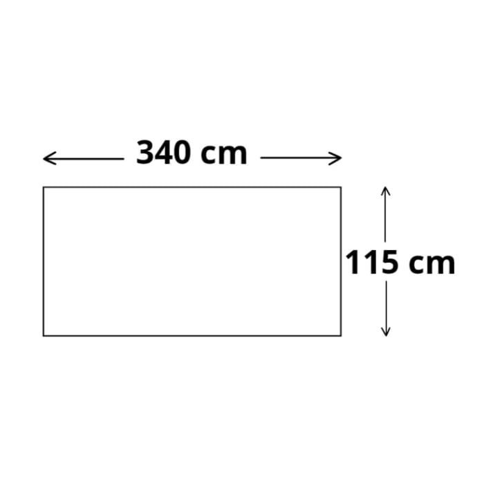 Retal visillo lino rústico natural 115 x 340 cm - 6