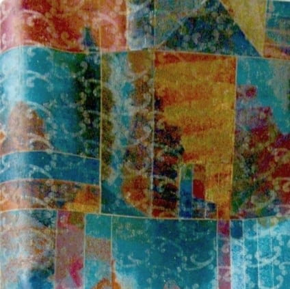 Tela Satén abstracto - 1