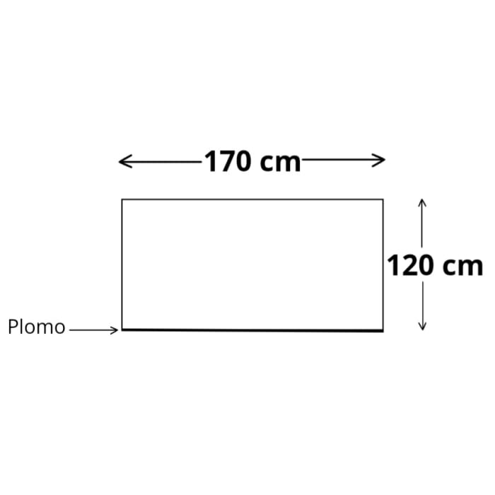 Retal de tela visillo lino Venice 170 x 120 cm - 5