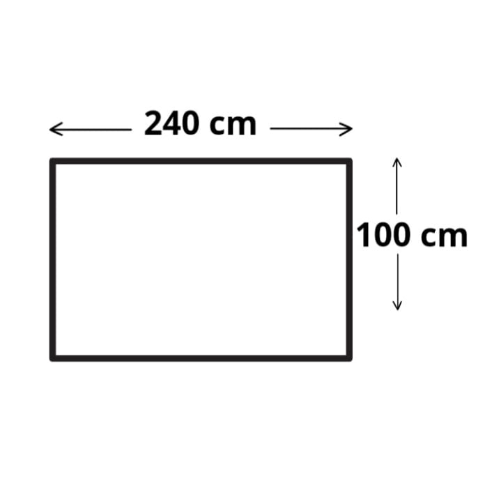 Retales visillo 20% lino blanco - 7