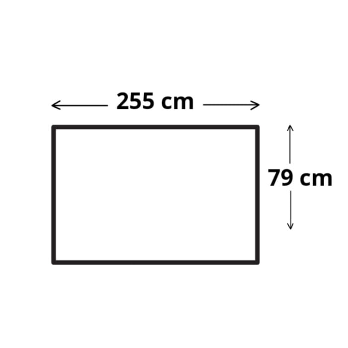 Retales visillo 20% lino blanco - 8