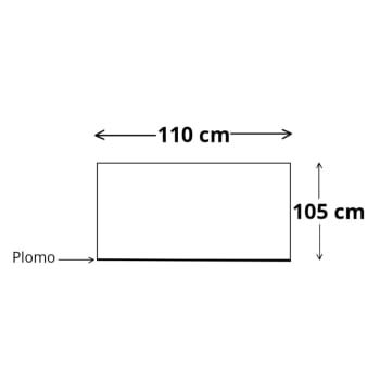 Venta retal visillo S.M 110 x 105 cm - 5