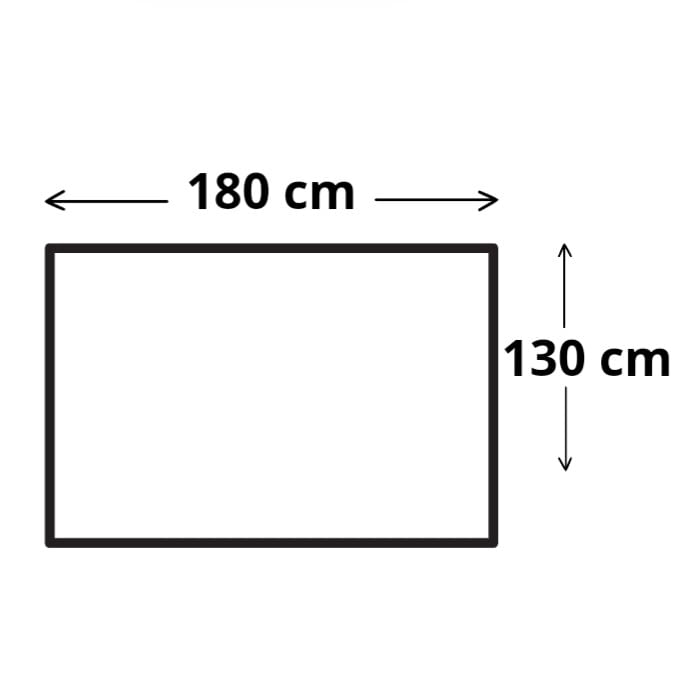 Retal visillo blanco cuadraditos 130 x 180 cm - 6