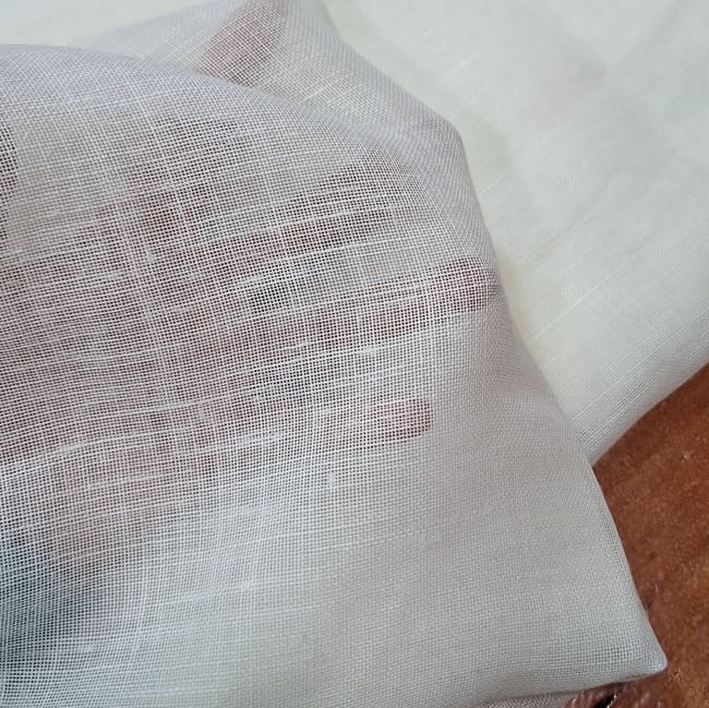 Retal visillo 40% lino 365 x 90 cm - 1