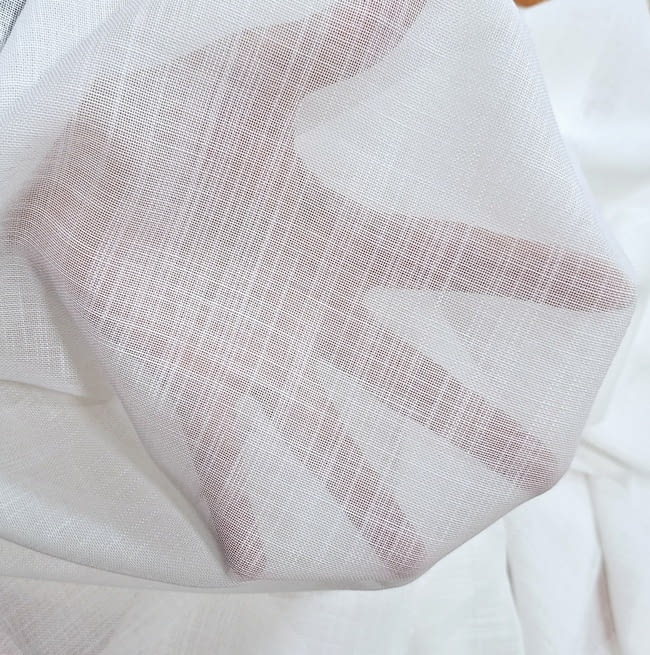 Retal tela visillo blanco eco 265 x 70 cm - 2