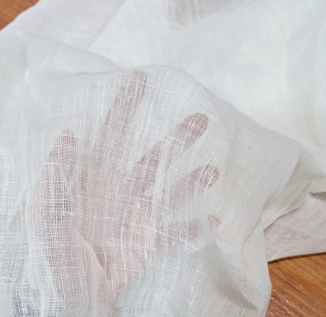Retales telas de visillo 40% lino Milán - 4