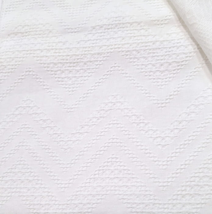 Fundas nórdicas labrado blanco algodón young. Cama 90, 105 - 1