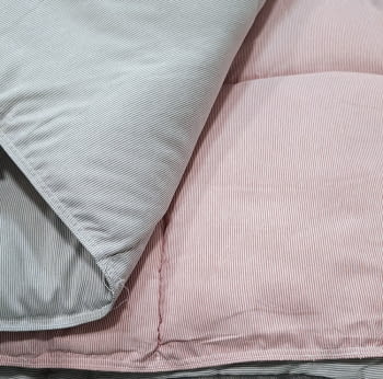 Edredón nórdico duvet rayitas rosas - 2