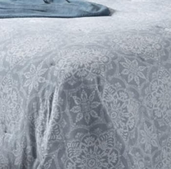 Fundas nórdicas jacquard azul - 1