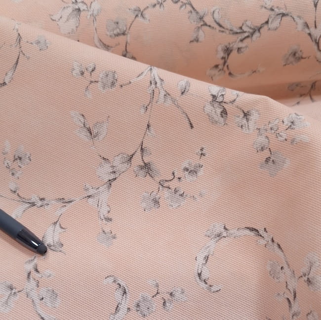Tela mantel antimanchas almendro rosa - 4