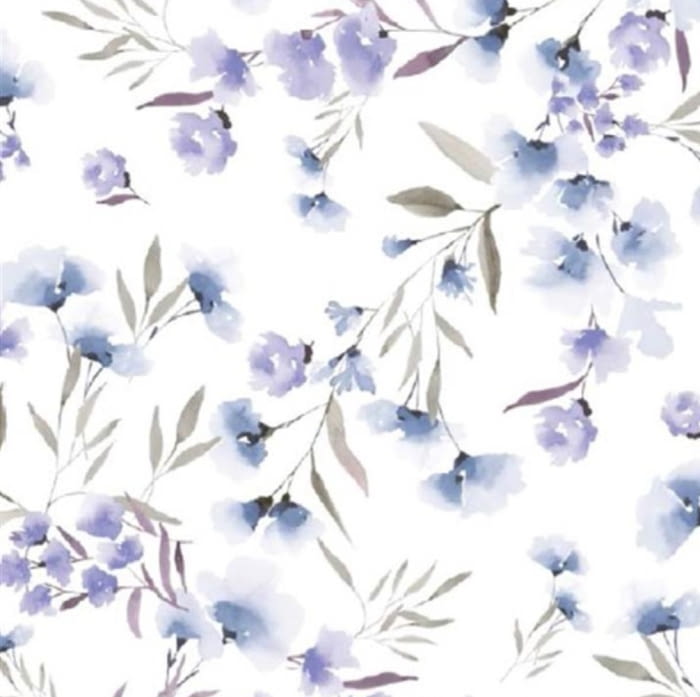 Funda nórdica flores azules. Cama 90 o 105 - 1