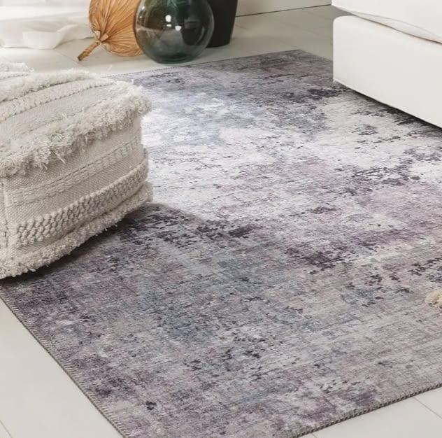 Alfombra moderna gris 80 x 150 - 3