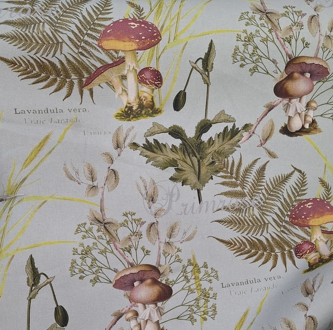 Tela half panamá verde agua con setas - 3