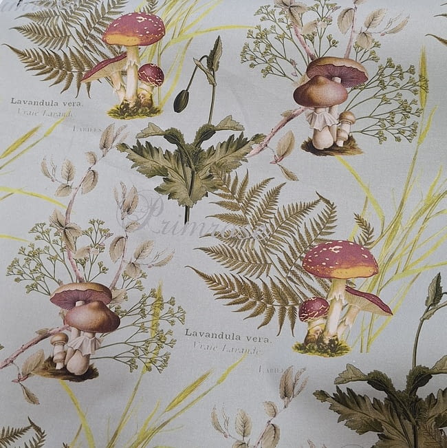 Tela half panamá verde agua con setas - 5