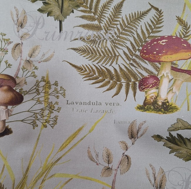 Tela half panamá verde agua con setas - 6