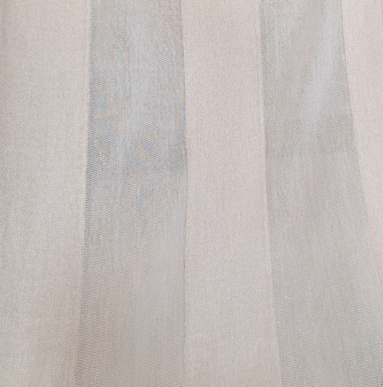 Tela visillo blanco rayas anchas beige - 1