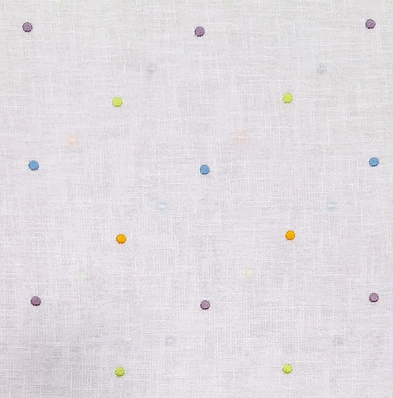 Tela visillo topos colores varios - 3