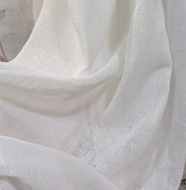 Tela visillo blanco toping 1,60 x 3,00 m. - 1