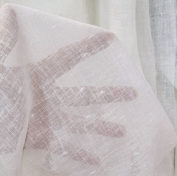 Tela visillo blanco toping 1,60 x 3,00 m. - 2