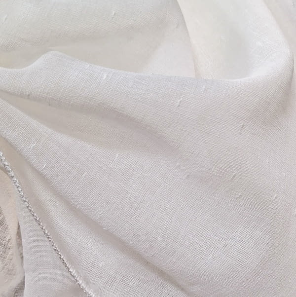 Tela visillo blanco toping 1,60 x 3,00 m. - 3