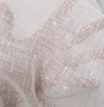 Tela visillo blanco toping 1,60 x 3,00 m. - 4