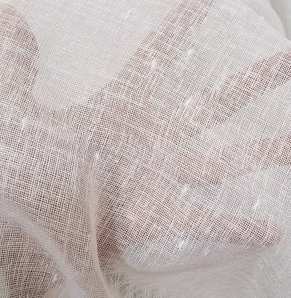 Tela visillo blanco toping 1,60 x 3,00 m. - 4