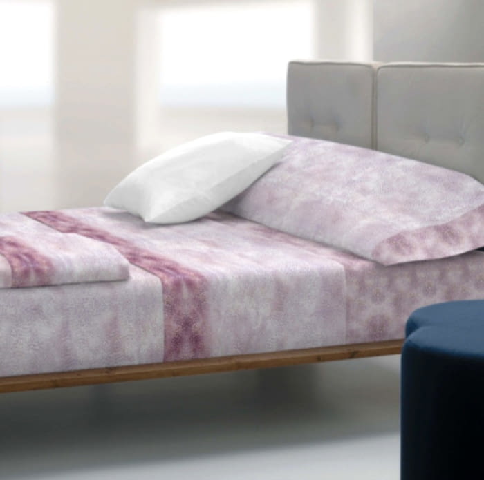 Sábanas Tolrá malva. Cama 105