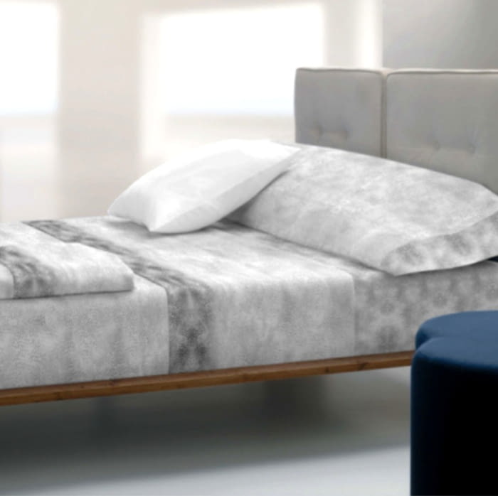 Sábanas Tolrá gris. Cama 105