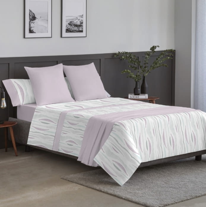 Juego de sábanas Abstract violeta - 2