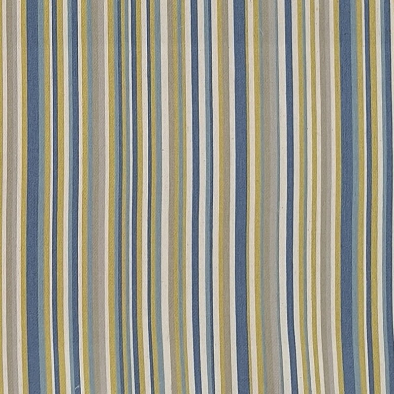 Tela Toronto rayitas azul, amarillo beige 280