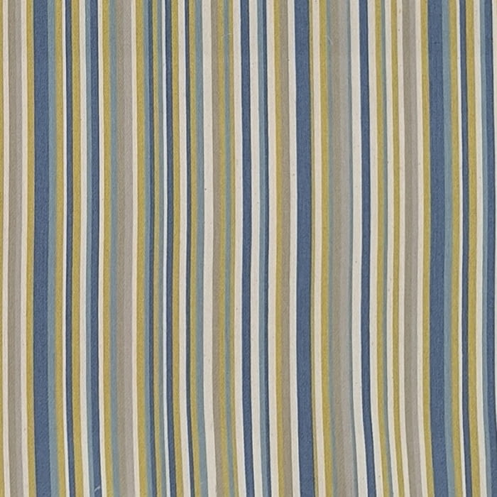 Tela Toronto rayitas azul, amarillo beige 280