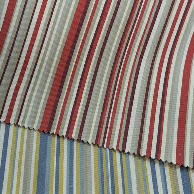 Tela Toronto rayitas rojas, granate, gris 280 - 2