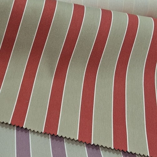 Telas Aurora rayas azul, amarillo, rojo y lila - 7