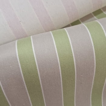Telas Aurora rayas azul, gris, rosa, verde - 6