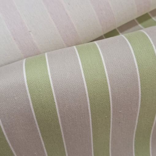 Telas Aurora rayas azul, gris, rosa, verde - 6