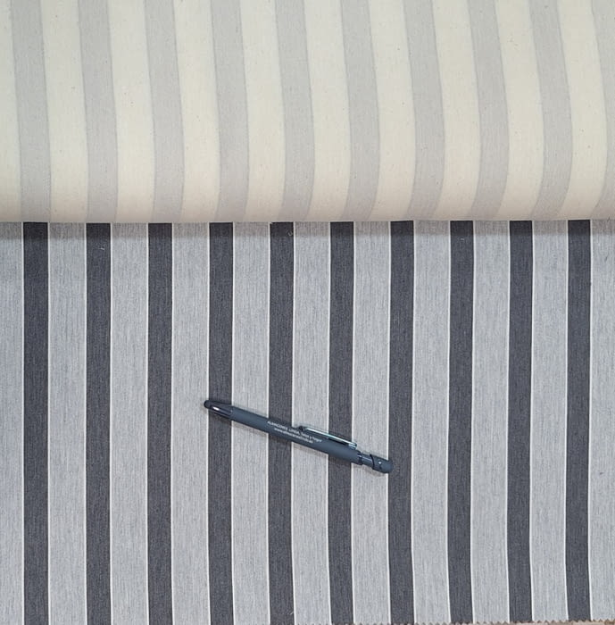 Tela tapicería rayas aurora gris 280 - 2