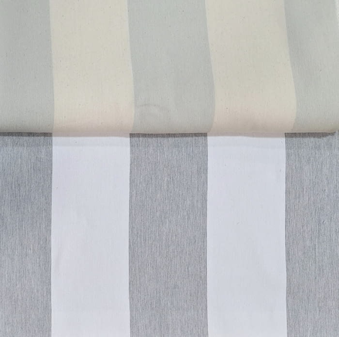 Tela tapicería rayas Bérgamo gris 280