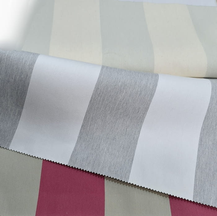 Tela tapicería rayas Bérgamo gris 280 - 1