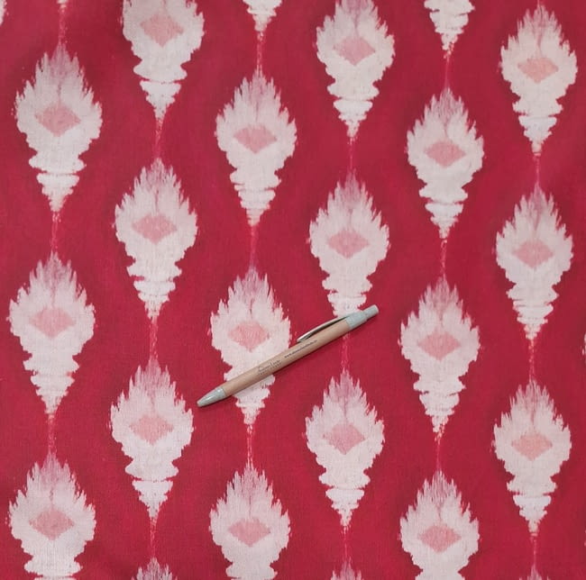 Tela half panamá lenguas mallorquinas frambuesa - 2