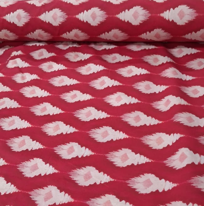 Tela half panamá lenguas mallorquinas frambuesa - 3