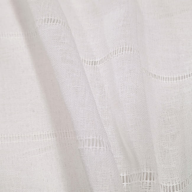 Retales visillos vainica blanco - 2