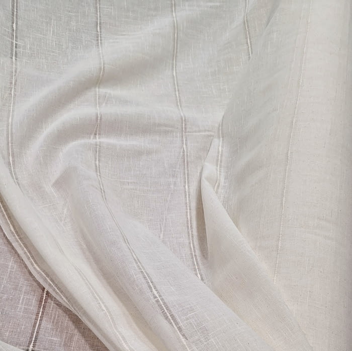 Tela visillo rayita lino - 5