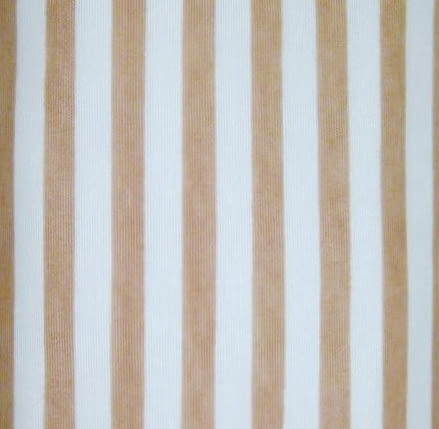 Tela Loneta rayas tostada 280