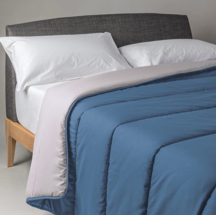 Edredón Nórdico azul reversible