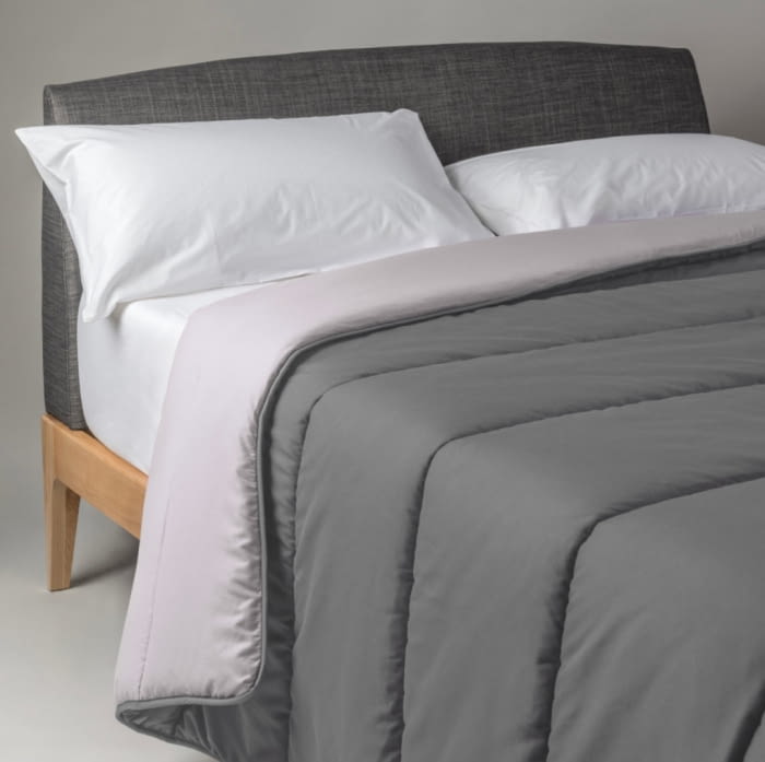 Edredón Nórdico gris reversible