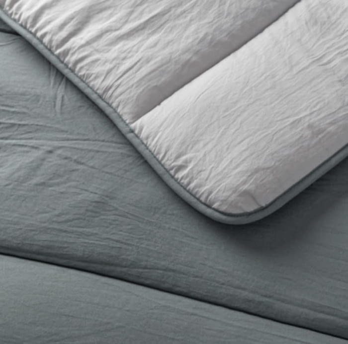 Edredón Nórdico gris reversible - 1