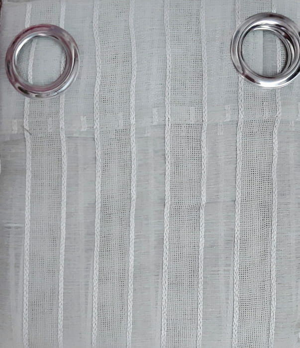 Visillos rayas Marien beige - 2