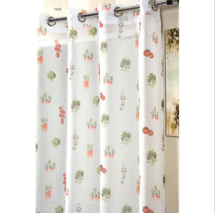 2 Visillos confeccionados de cocina